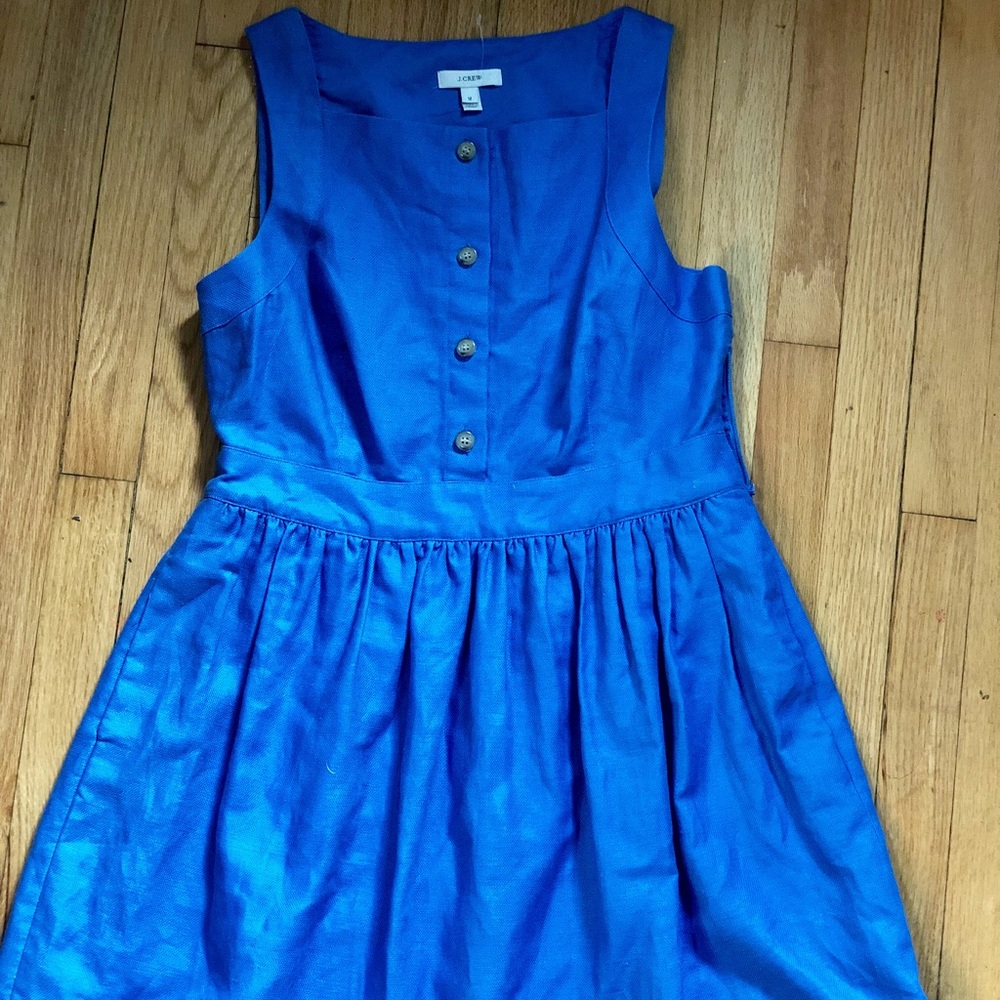 J Crew button Dress NWOT